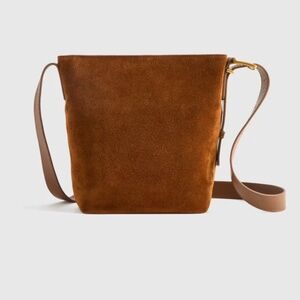 Quince Italian Suede Bucket Crossbody